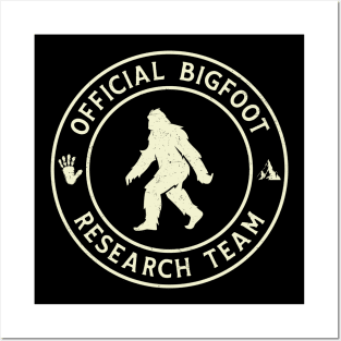 Official Bigfoot Research Team Bigfoot Believer Posters and Art